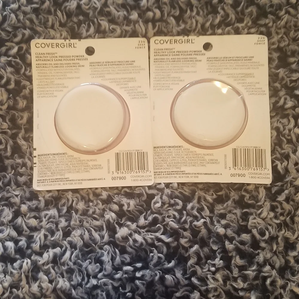 Covergirl Pressed Powder Set of 2 Deep Fonce